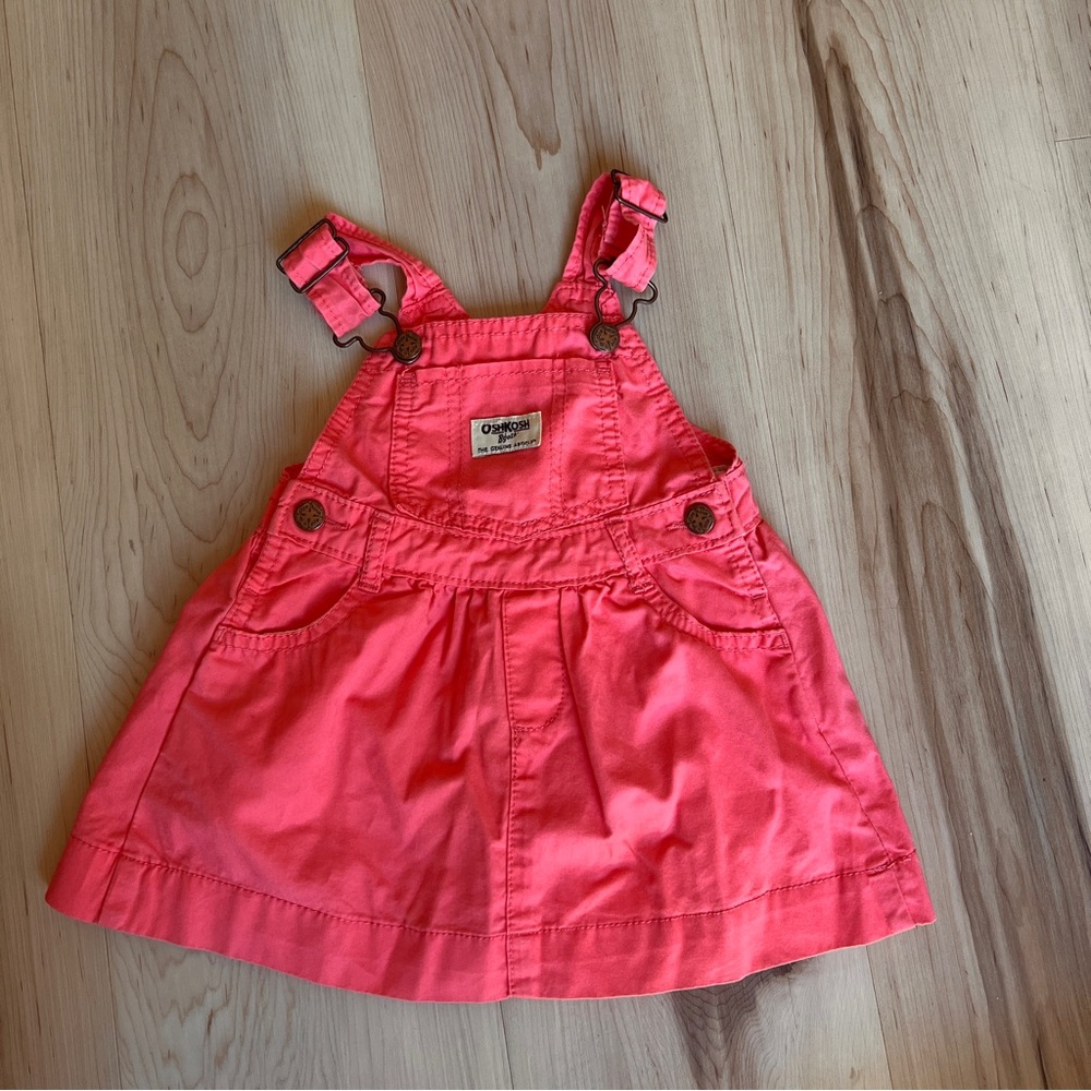 OshKosh B'gosh Pink Kids Overalls Dress 18 months